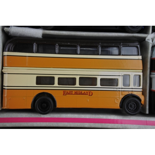 18 - A boxed Corgi 'The Midlands' AEC Routemasters in Exile Set 97067, limited edition 3428/5000.