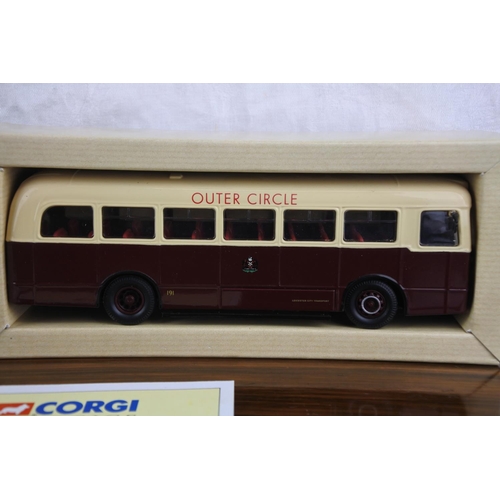 35 - A boxed limited edition Corgi Weymann Single Deck Bus Leicester City Transport 97810 03237/10000.