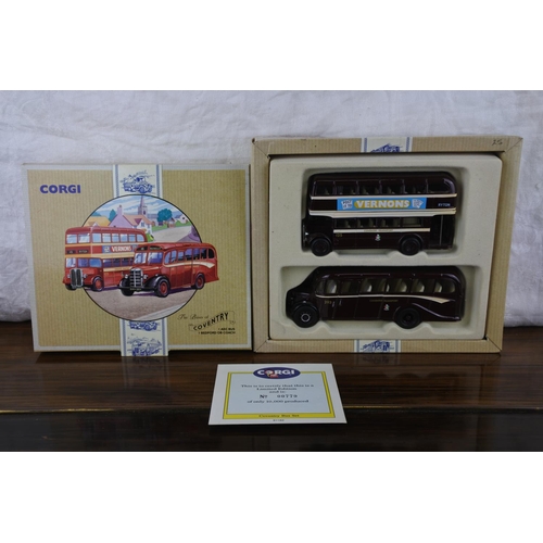 6 - A boxed Corgi 'The Buses of Coventry Set', limited edition 00779/10,000.