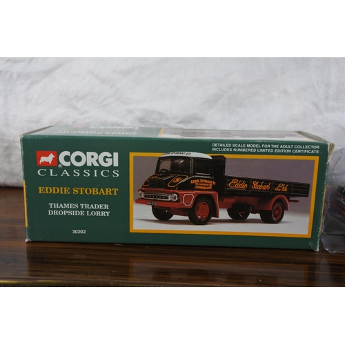 63 - A boxed Corgi Classics Eddie Stobart Thames Trader Dropside Lorry 30202.