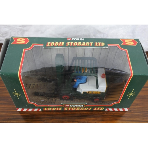 64 - A boxed Corgi Classics Eddie Stobart Forklift truck 56702.