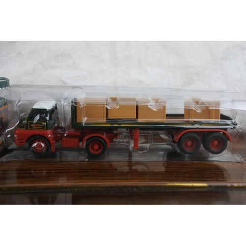 65 - A boxed Corgi Classics Eddie Stobart Bedford S Type with Flat Trailer 19801.