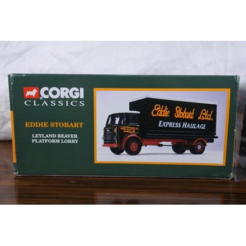 66 - A boxed Corgi Classics Eddie Stobart Leyland Beaver Platform Lorry 25102.