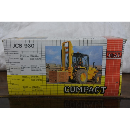 78 - A boxed Joal Compact JCB 930 Rough Terrain Forklift scale 1:35.