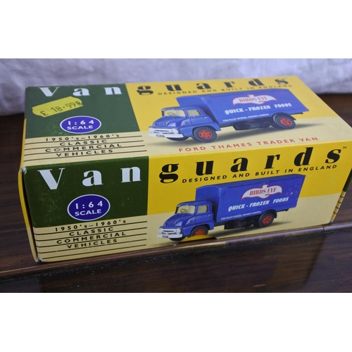 91 - Two boxed Van Guards VA6001 Ford Thames Trader Van scale 1:64 and VA3012 Austin A40 Van scale 1:43.