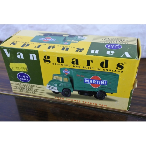 92 - Two boxed Van Guards VA6000 Ford Thames Trader Van scale 1:64 and VA20001 Leyland Comet Tanker scale... 