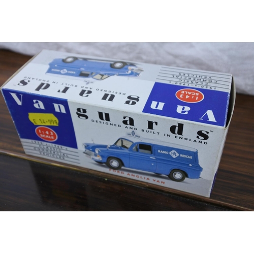 93 - Two boxed Van Guards VA4006 Ford Anglia Van and VA4005 Ford Anglia Van scale 1:43.