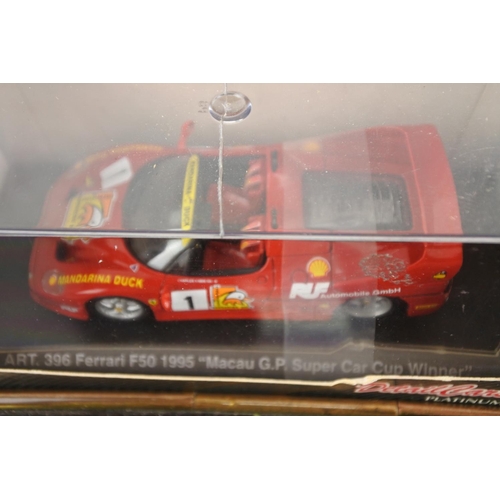 97 - Two boxed Detail Cars Platinum Art 368 Alfa Romeo Giulietta Sprint 1957 'Tour de Corse' and Art 396 ... 