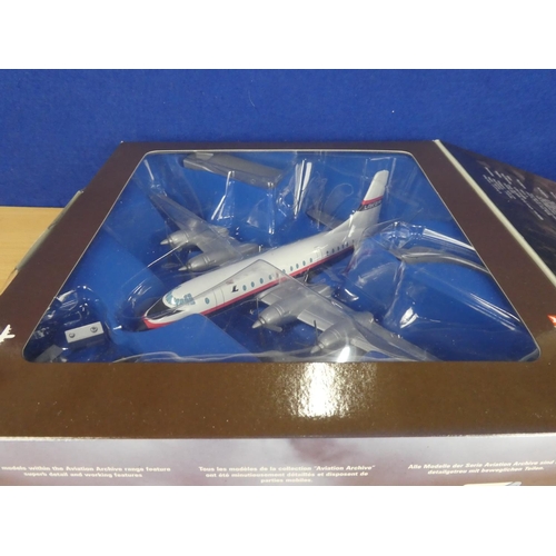 101 - A boxed Corgi 'The Aviation Archive' Classic Propliners - Bristol 175 Britannia 102 - Laker Airways ... 