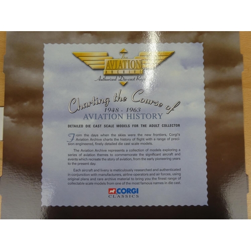 102 - A boxed Corgi 'The Aviation Archive' Frontier Airliners - Lockheed Constellation - Qantas - 50th Ann... 