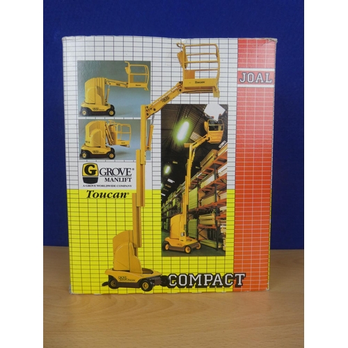 104 - A boxed Joal Compact Hydraulic Aerial Work Platform 158 scale 1:25.