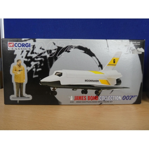 118 - A boxed Corgi Classics James Bond Collection 007 Space Shuttle & Hugo Drax figure set 65401.