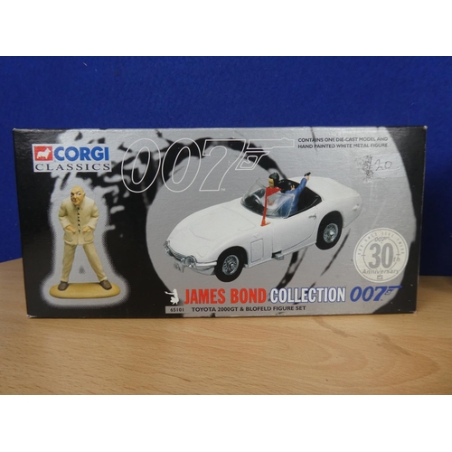 119 - A boxed Corgi Classics James Bond Collection 007 Toyota 2000GT & Blofeld figure set 65101.