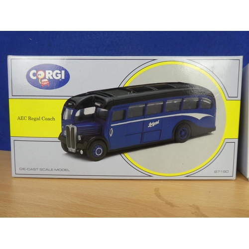 122 - A boxed limited edition Corgi AEC Regal 'Ledgard' Coach 81064 09785/10000.