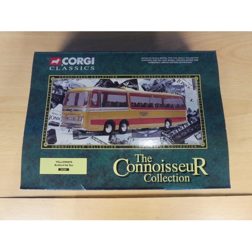 124 - A boxed Corgi Classics 'The Connoisseur Collection' - Yelloways Bedford Val Set 35301.