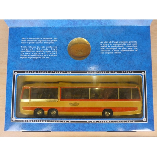 124 - A boxed Corgi Classics 'The Connoisseur Collection' - Yelloways Bedford Val Set 35301.