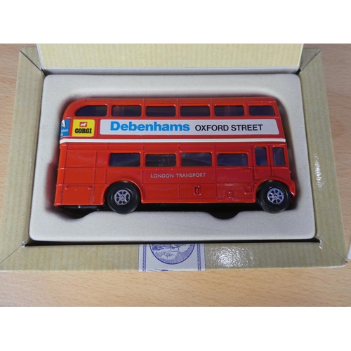 142 - A boxed limited edition Corgi AEC bus 97062 0536/6000.