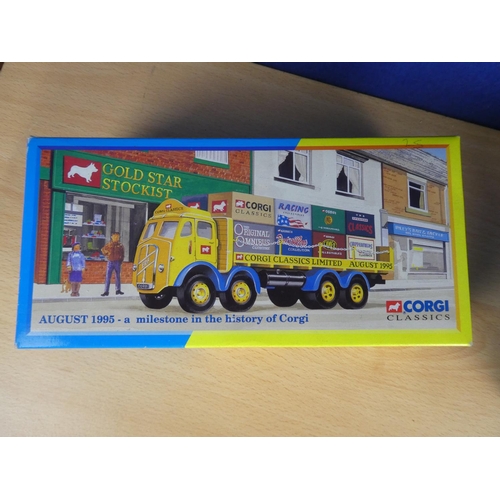 144 - A boxed Corgi Classics 09802 ERF 8 Wheel Rigid with Load.