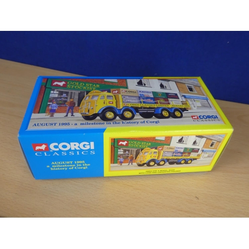 144 - A boxed Corgi Classics 09802 ERF 8 Wheel Rigid with Load.