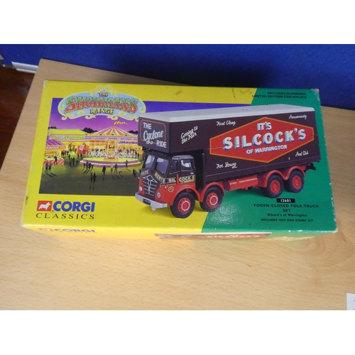 145 - A boxed limited edition Corgi Foden Closed Pole Truck set 12601 11194/14300.