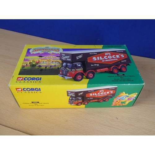 145 - A boxed limited edition Corgi Foden Closed Pole Truck set 12601 11194/14300.