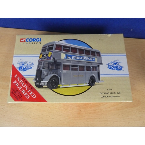 149 - A boxed Corgi Classics 97315 Guy Arab Utility Bus - London Transport (No figures included).