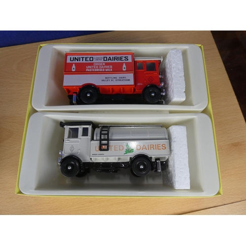 152 - A boxed limited edition Corgi - United Dairies - AEC Cabover and Tanker D67/1 1344/7500.