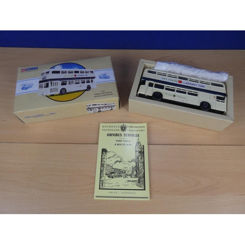 153 - A boxed Corgi Classics 97828 Daimler Fleetline Bus - Rochdale Corporation.