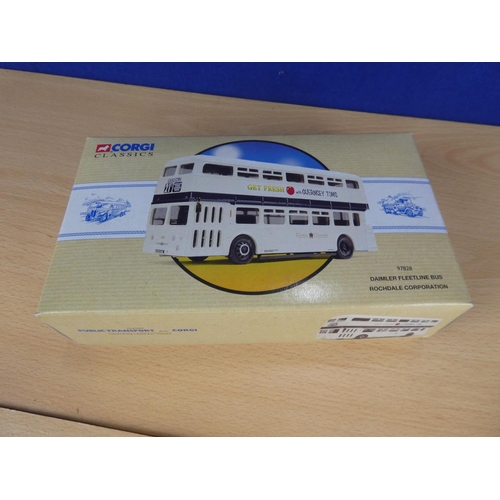 153 - A boxed Corgi Classics 97828 Daimler Fleetline Bus - Rochdale Corporation.