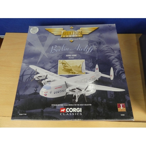 157 - A boxed Corgi 'The Aviation Archive' Berlin Airlift - AVRO York Skyways - 47201 scale 1:114.