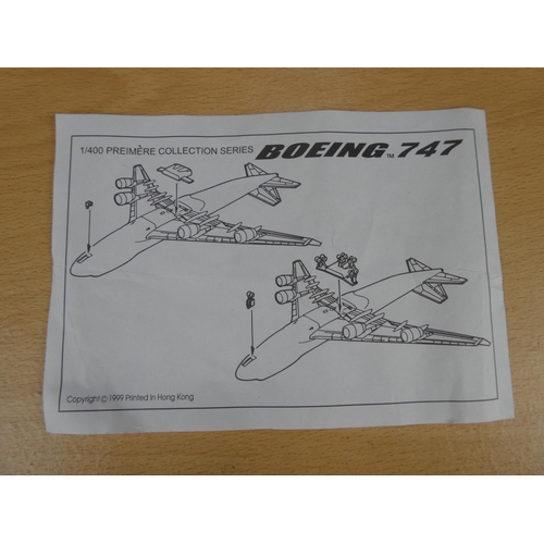 159 - A boxed Dragon Wings Premiere Collection Series Boeing 747-200F - Lufhansa Cargo - 55075.