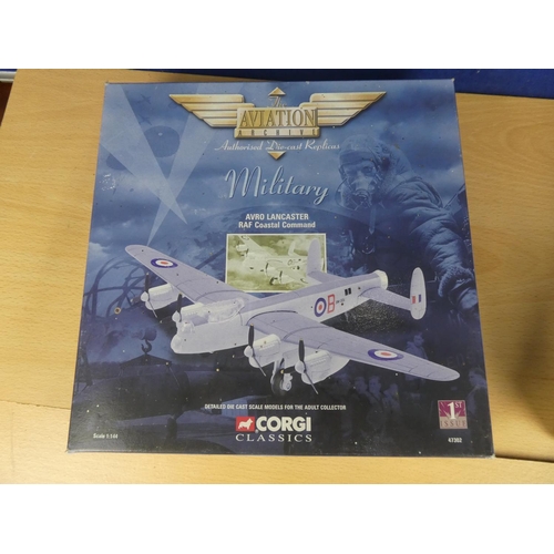 162 - A boxed Corgi 'The Aviation Archive' Military - AVRO Lancaster - RAF Coastal Command - 47302 - scale... 