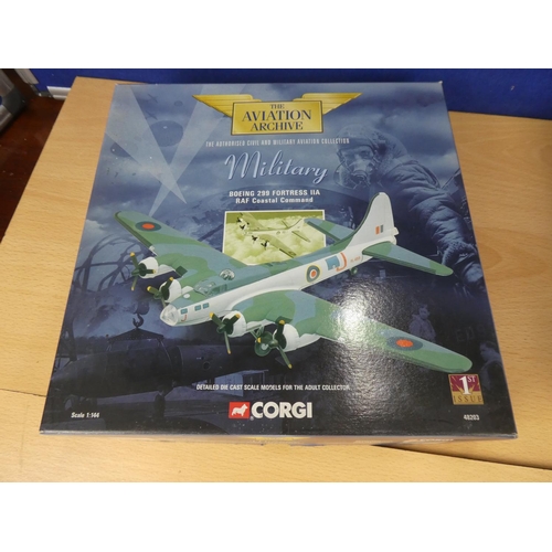 165 - A boxed Corgi 'The Aviation Archive' Military - Boeing 299 Fortress IIA- RAF Coastal Command - 48203... 