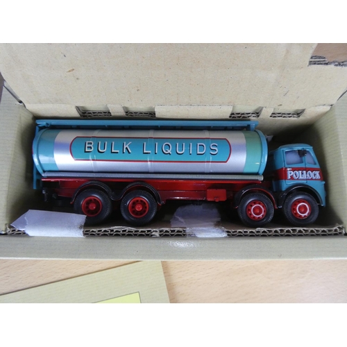 168 - A boxed limited edition Corgi Classics 97162 Atkinson Elliptical Tanker - Pollock of Musselburgh 057... 