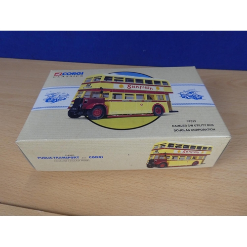 174 - A boxed limited edition Corgi Classics 97829 Daimler CW Utility Bus - Douglas Corporation 1617/5000.