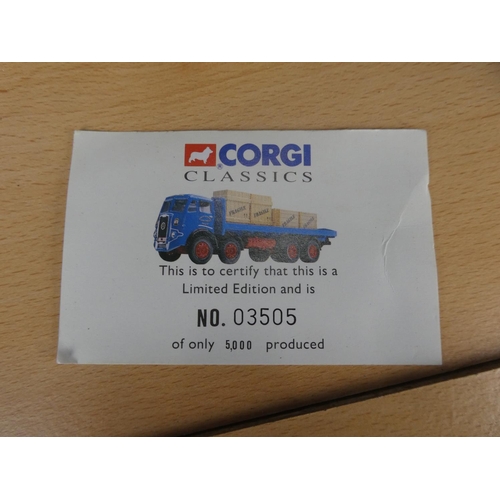 181 - A boxed limited edition Corgi Classics 27501 Atkinson 8 wheel platform lorry 03505/5000.