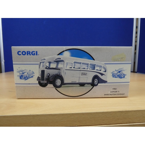 189 - A boxed limited edition Corgi Classics 97821 Dalmler 1/2 - Swan Motor Company 4681/6500.