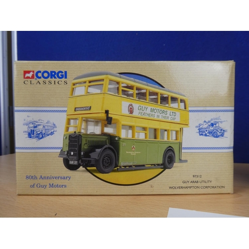 195 - A boxed limited edition Corgi Classics 97312 - Guy Arab Utility - Wolverhampton Corporation 2030/600... 