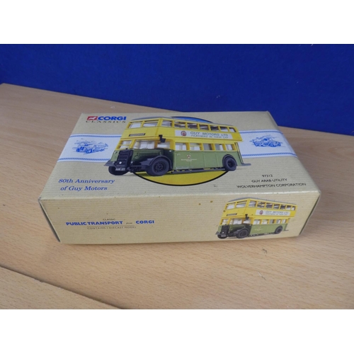 195 - A boxed limited edition Corgi Classics 97312 - Guy Arab Utility - Wolverhampton Corporation 2030/600... 