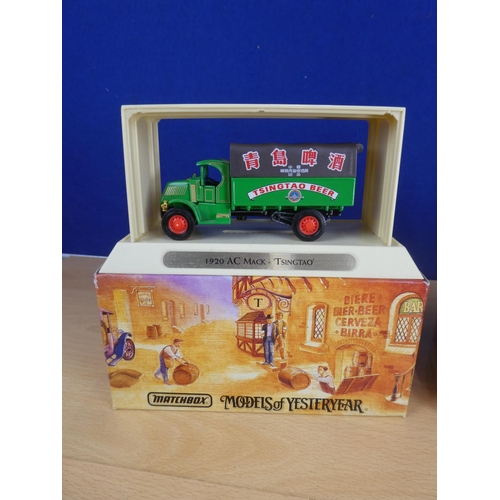 308 - Two boxed Matchbox Models of Yesteryear vehicles '1929 Morris Light Van - Fullers' and '1920 AC Mack... 