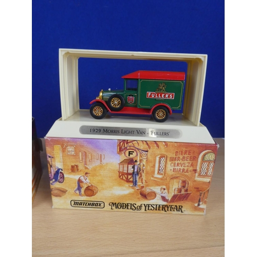 308 - Two boxed Matchbox Models of Yesteryear vehicles '1929 Morris Light Van - Fullers' and '1920 AC Mack... 