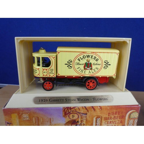 309 - Two boxed Matchbox Models of Yesteryear vehicles '1929 Garrett Steam Wagon - Flowers' and '1933 Cadi... 