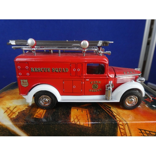 312 - Two boxed Matchbox Models of Yesteryear vehicles '1937 GMC Rescue Squad Van' and '1932 Ford AA -Coro... 