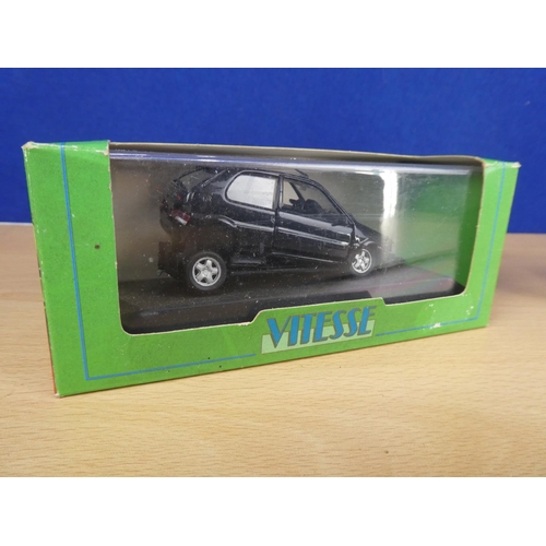 314 - A boxed Vitesse Peugeot 106 car (a/f) and a boxed Kaden Skoda Octavia.