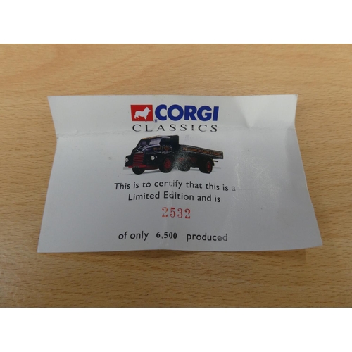 322 - A limited edition Corgi Classics 20001 'Bedford S Type Dropside Lorry' - W J Riding Ld 2532/6500.