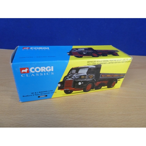 322 - A limited edition Corgi Classics 20001 'Bedford S Type Dropside Lorry' - W J Riding Ld 2532/6500.