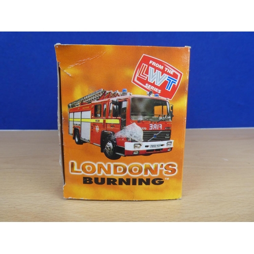 328 - A boxed Richmond Toys London's Burning fire truck.