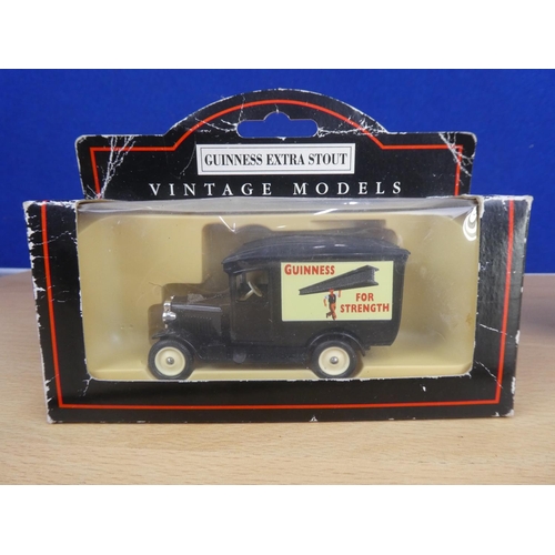 331 - A boxed Days Gone DG051017 1934 Box Van Marmite and a 'Guinness 1934 Chevrolet Van'.