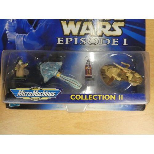 337 - Three boxed Star Wars Episode 1 Micro Machines Collection I, II, and V.