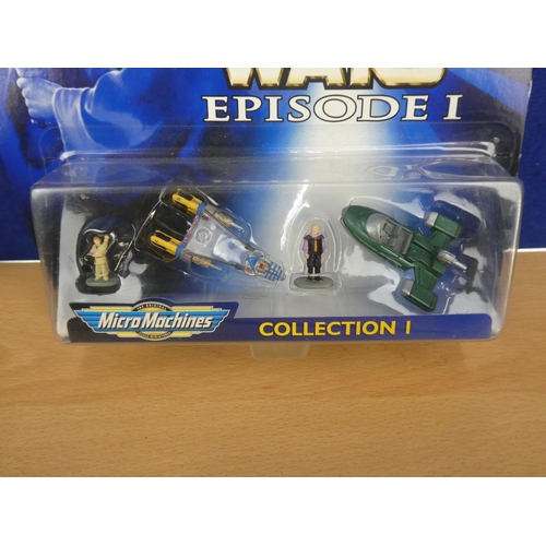 337 - Three boxed Star Wars Episode 1 Micro Machines Collection I, II, and V.